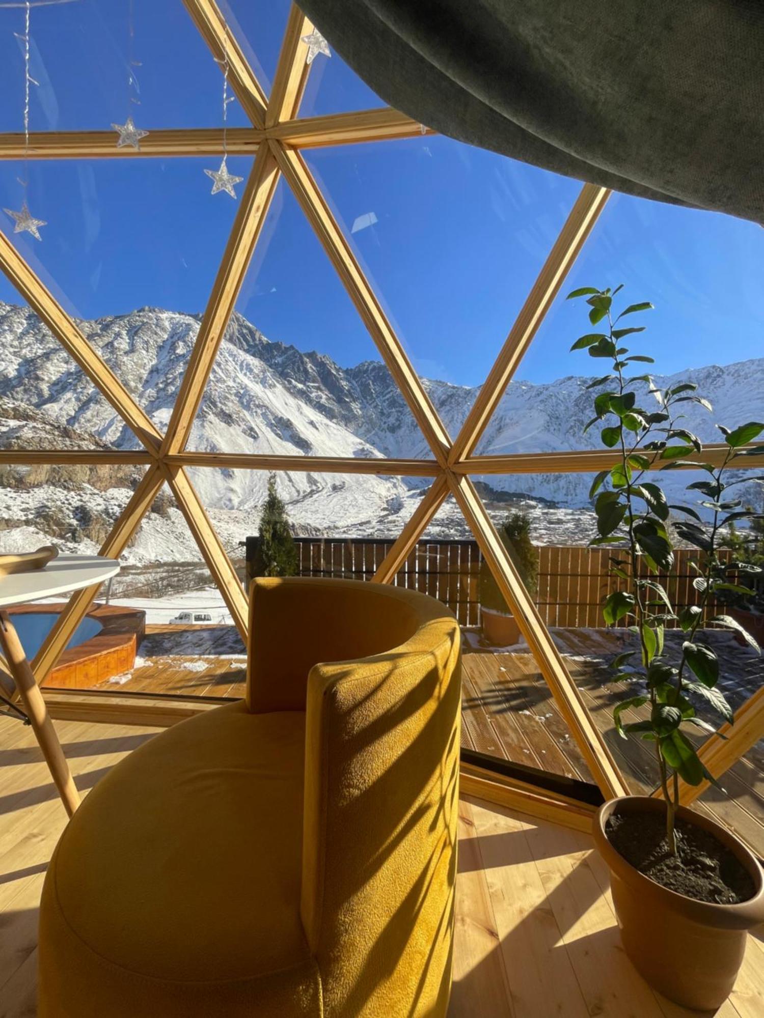 Gabua Glamping Villa คัซเบกี ภายนอก รูปภาพ